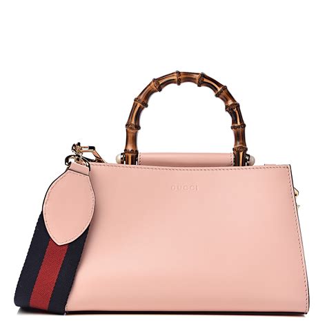 gucci nymphaea small pink|GUCCI Nappa Bamboo Web Mini Nymphaea Top .